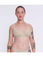 sloggi GO Ribbed R Bralette - GRAY - SLOGGI GRAY - SLOGGI