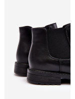 Pánské Chelsea Boots Low Black Dymidi