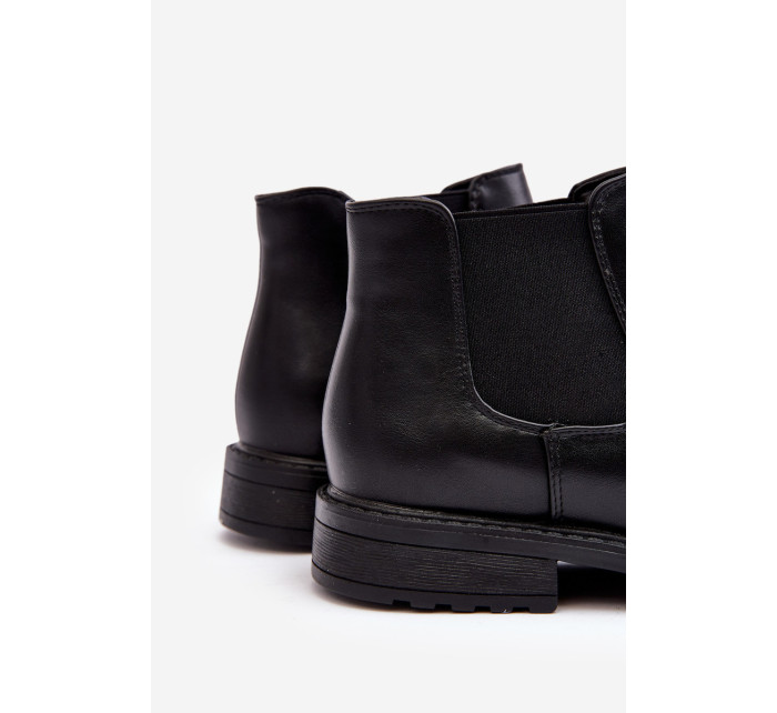 Pánské Chelsea Boots Low Black Dymidi