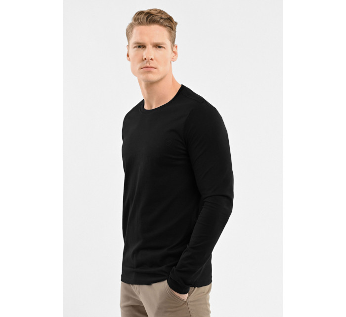 Volcano Longsleeve L-Hals Black