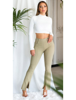 Sexy  Highwaist Pants with cut model 19627078 - Style fashion