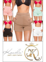 Sexy KouCla High Waist Shorts with model 19595018 - Style fashion