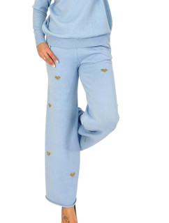 Dámské kalhoty Comfort fit blue - MM FASHION