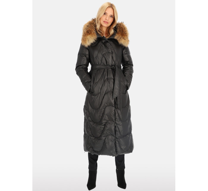 PERSO Coat BLH241005FR Černá barva