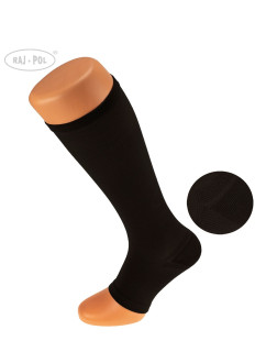 Knee Socks Zipper 2 Black model 19504932 - Raj-Pol