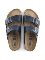 Arizona Soft bed Leather Žabky Blue   Leather model 20694266 - Birkenstock