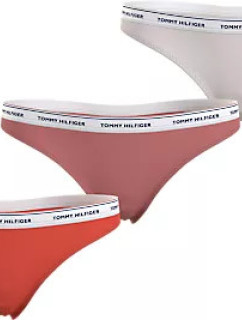 Dámská balení 3 PACK THONG (EXT SIZES) UW0UW048940VG - Tommy Hilfiger