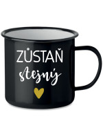 ZŮSTAŇ STEJNÝ - černý plecháček 350 ml