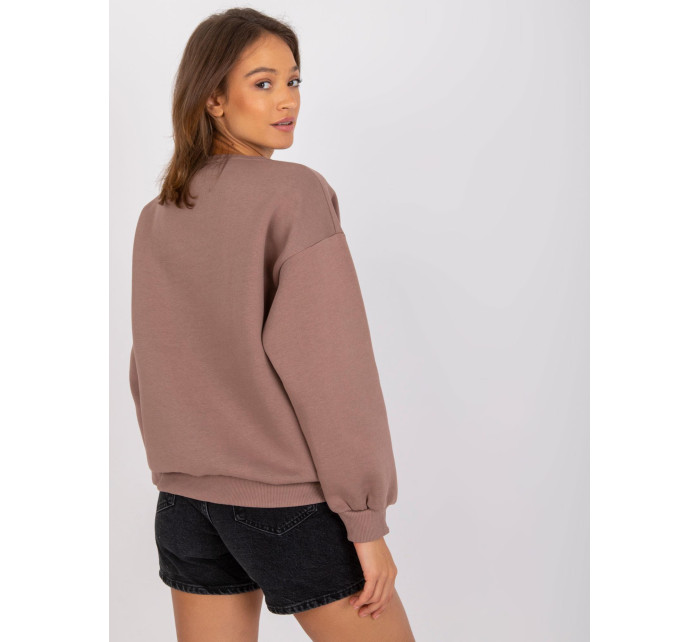 Hnědá mikina Severine Crewneck