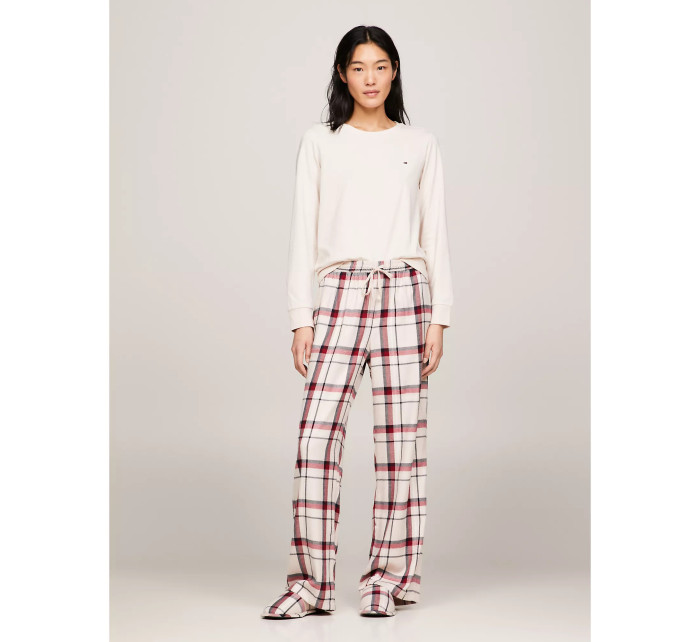 Zavřít na tělo Dámské dárkové balíčky GIFT PYJ FLANNEL PANTS & SLIPPER UW0UW048530TA - Tommy Hilfiger