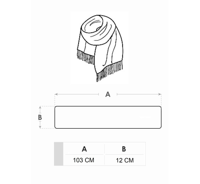 Chlapecká zimní šála Yoclub CSZ-0006C-6600 Grey