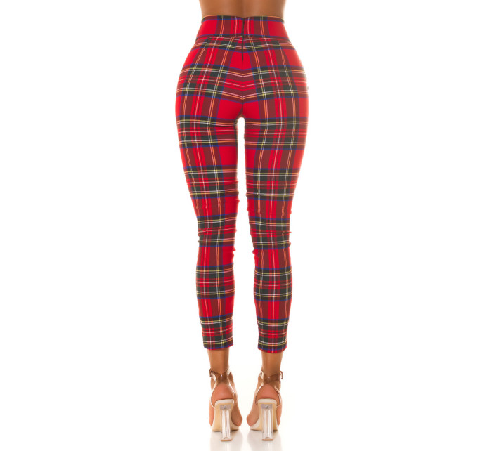 Sexy Koucla checkered Highwaist Pants