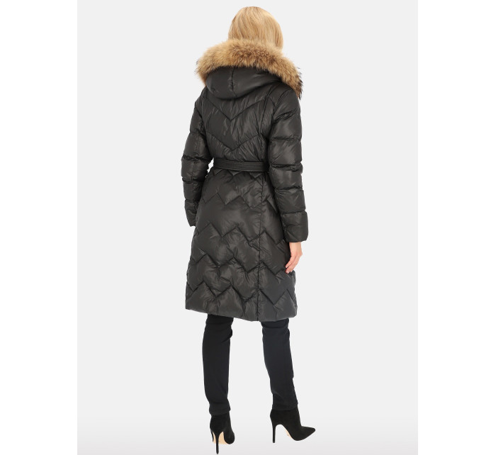 PERSO Coat BLH241011FXR Černá barva