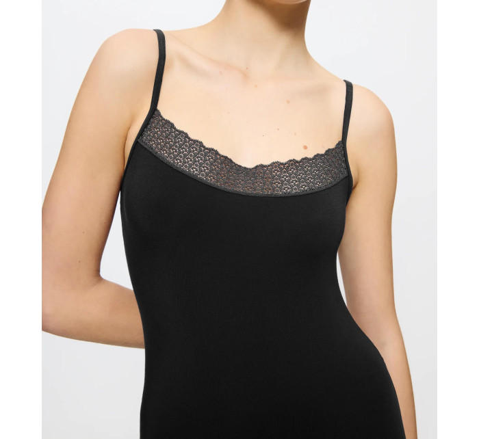 Dámské tílko Feel of Modal Spaghetti Top - BLACK - černé 0004 - TRIUMPH