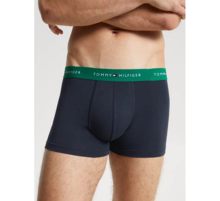 Pánské boxerky 3-PACK  UM0UM02763 0SS tm. modré - Tommy Hilfiger