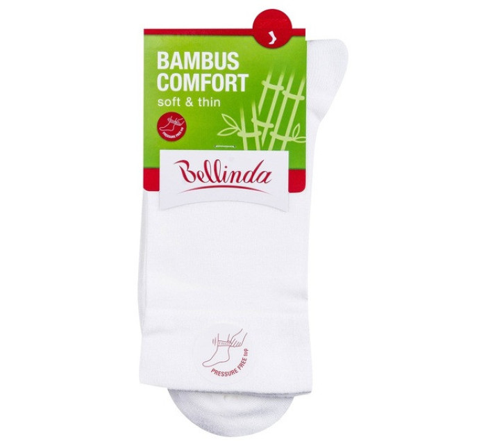 Dámské bambusové ponožky BAMBUS model 15437070 COMFORT SOCKS  bílá - Bellinda