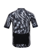 Pánský cyklistický dres ALPINE PRO SAGEN dk. true gray varianta pb