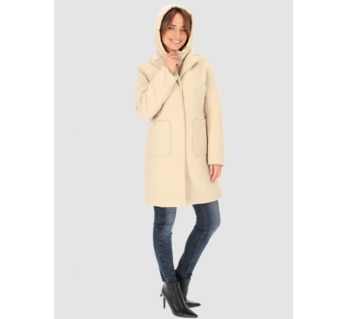 PERSO Coat BLH234040F Béžová barva