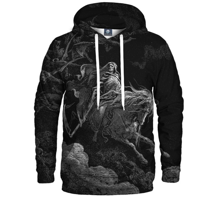 Aloha From Deer Dore Series - Pale Horse Hoodie H-K AFD495 Grey