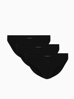 Pánské slipy ATLANTIC Mini 3Pack - černé