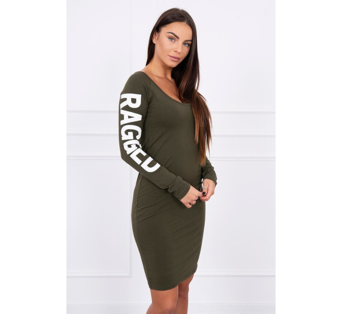 model 18742630 khaki šaty - K-Fashion