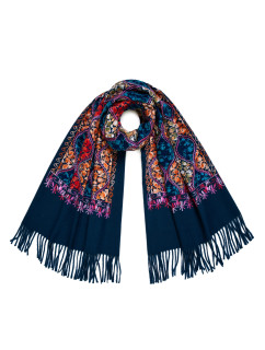 Art Of Polo Scarf sz24130-3 Navy Blue