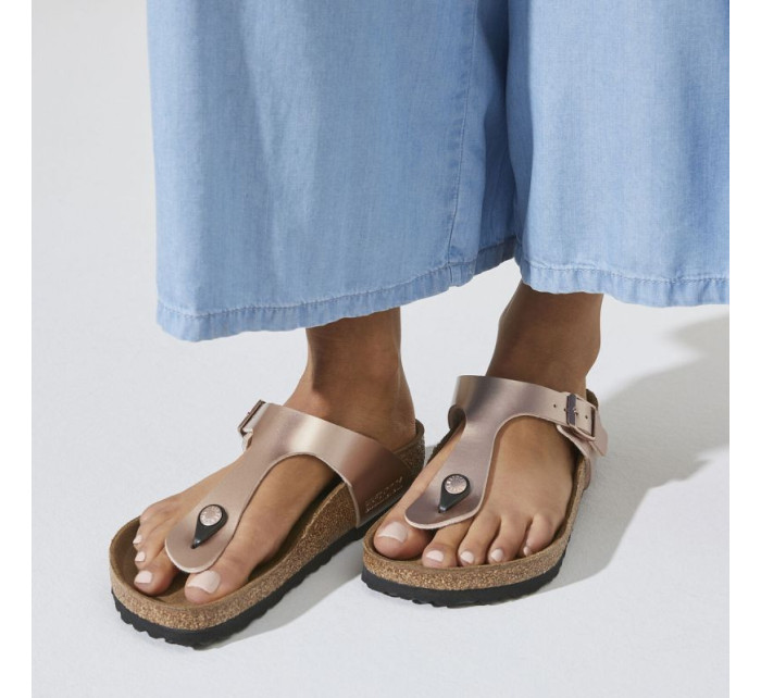 Dámské nazouváky / žabky Gizeh BS 1023943 Hnědá - Birkenstock