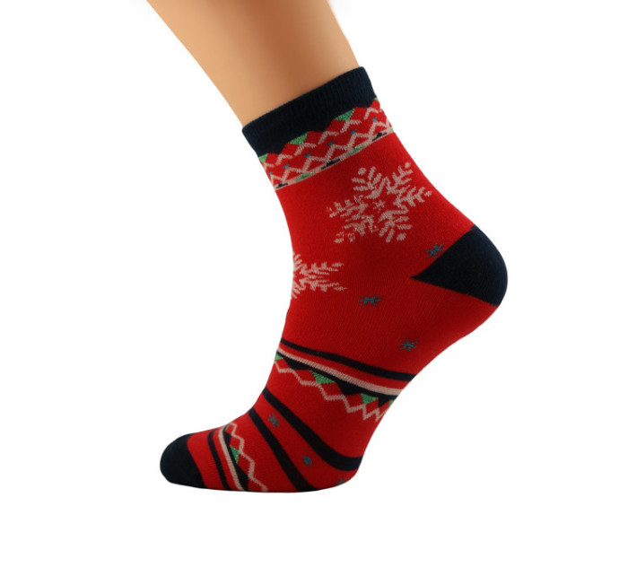 Dámské ponožky Bratex 2988 X-Mass Socks 36-41