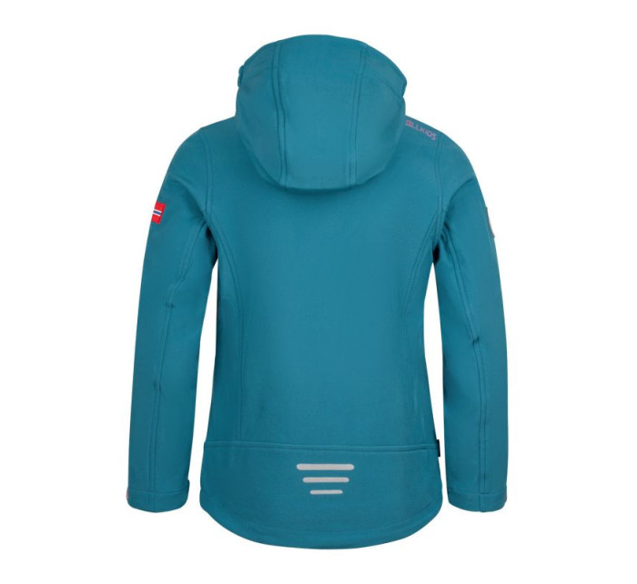 Trollkids Dívčí softshellová bunda Trollfjord Jacket Jr 175-334