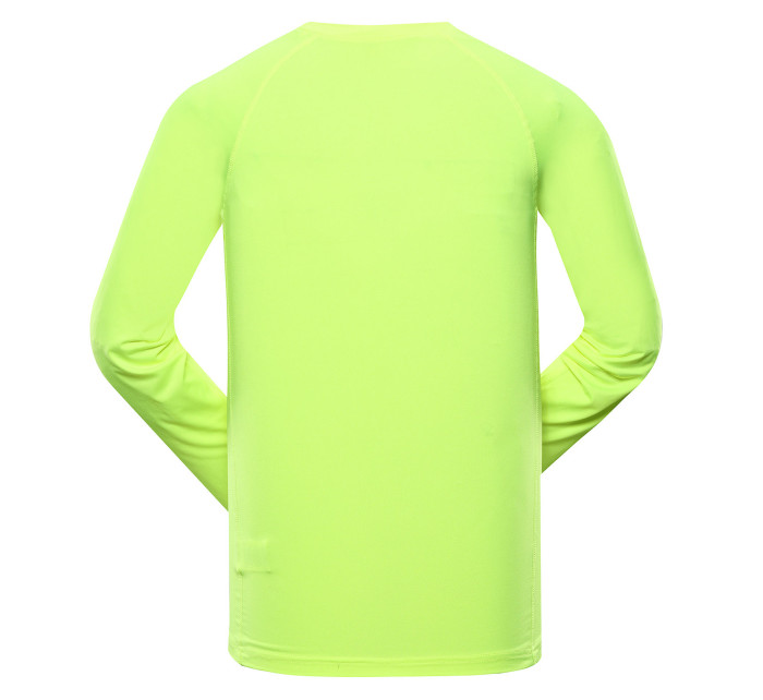 Pánské rychleschnoucí triko ALPINE PRO AMAD neon safety yellow varianta pb