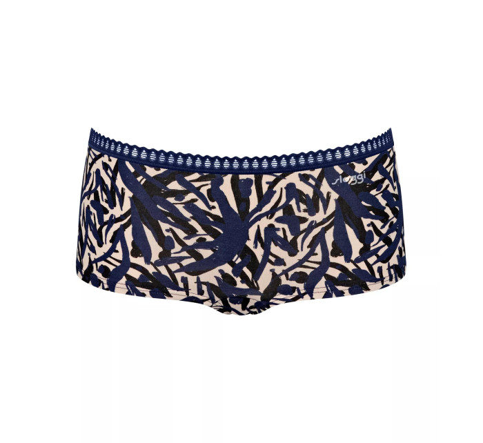 Dámské kalhotky GO Crush Short C3P - BLUE - modré M008 - SLOGGI