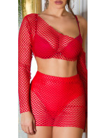 Sexy Koucla 2Piece Set / síťová sukně a top