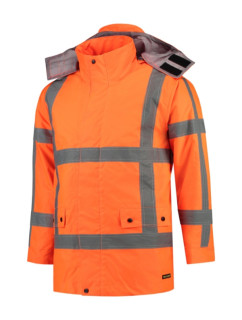 RWS Parka pracovní bunda unisex fluorescenční oranžová