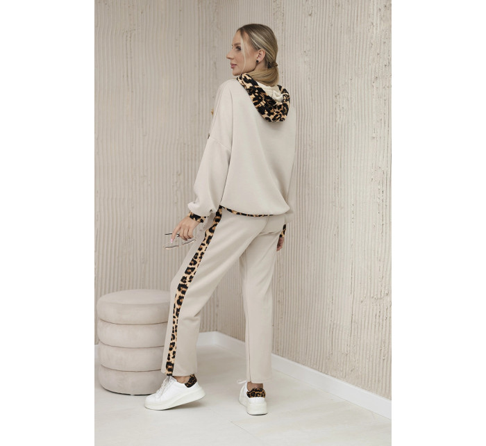 Set Paris Sweatshirt + Hose béžový