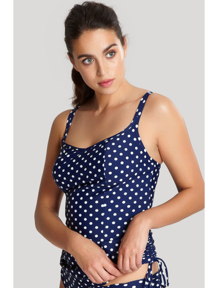 Vrchní díl plavek Swimwear Anya Spot Balconnet Tankini navy/ivory SW1011 - Panache