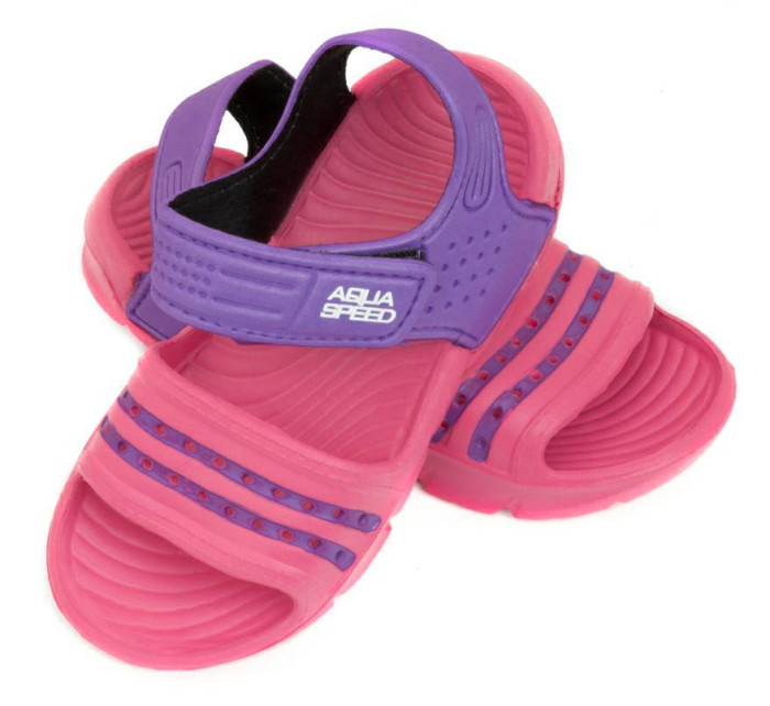 AQUA SPEED Bazénové pantofle Noli Pink/Purple