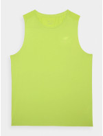 Pánský sportovní tank top regular z recyklovaných materiálů 4F - šťavnatý zelený