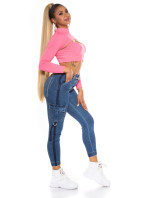 Trendy Highwaist Cargolook Jeans