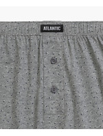 Pánské volné boxerky ATLANTIC 2Pack - tmavě modré/šedé