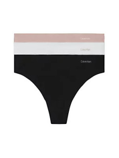 Dámské spodní prádlo 3 PACK THONG (MID-RISE) 000QD5219EN8I - Calvin Klein