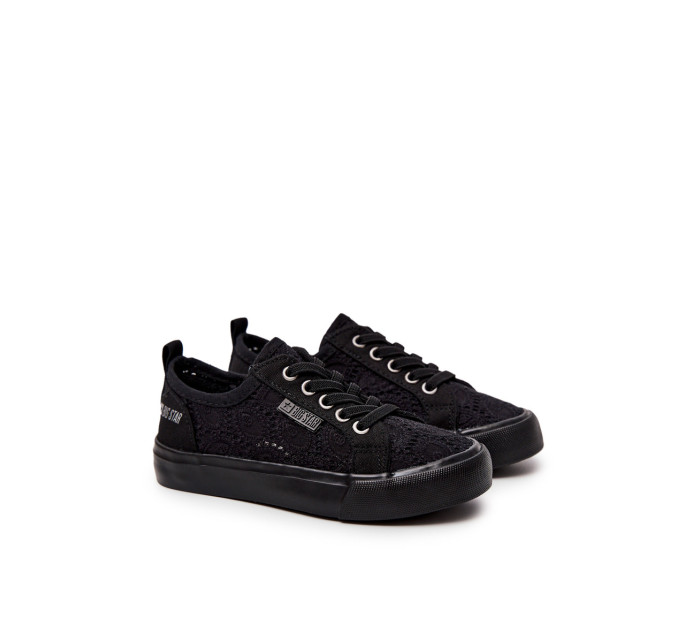 Openwork Sneakers Big Star JJ374011 Black