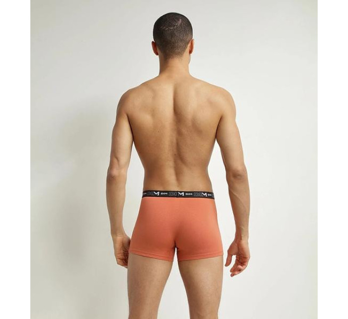 Pánské boxerky 3 ks DIM COTTON STRETCH BOXER 3x - DIM - oranžová