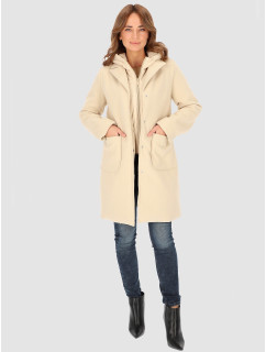 PERSO Coat BLH234040F Béžová barva