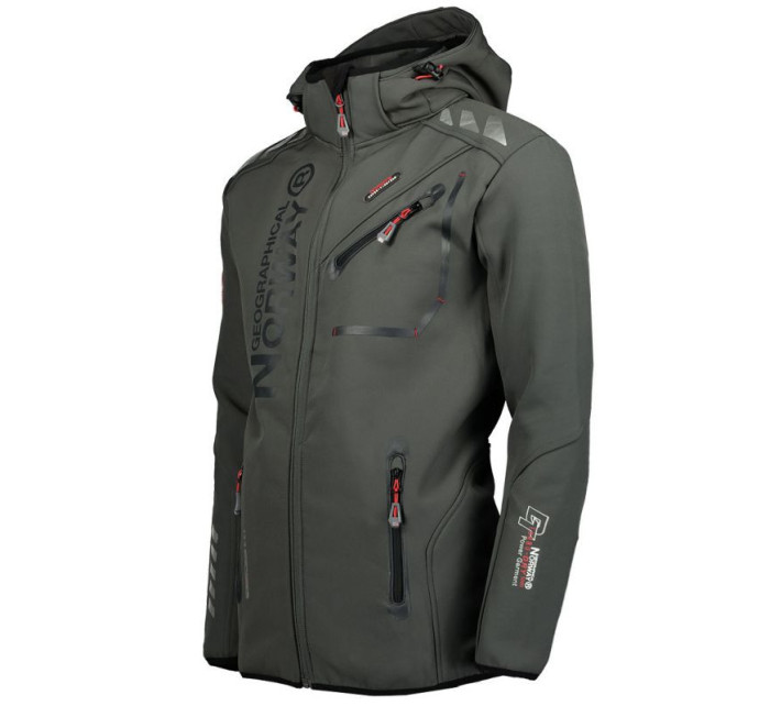 B MEN M Grey / Black softshellová bunda model 20735559 - Geographical Norway