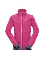 Dětská softshellová bunda ALPINE PRO TYCHO fuchsia red