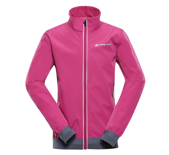 Dětská softshellová bunda ALPINE PRO TYCHO fuchsia red