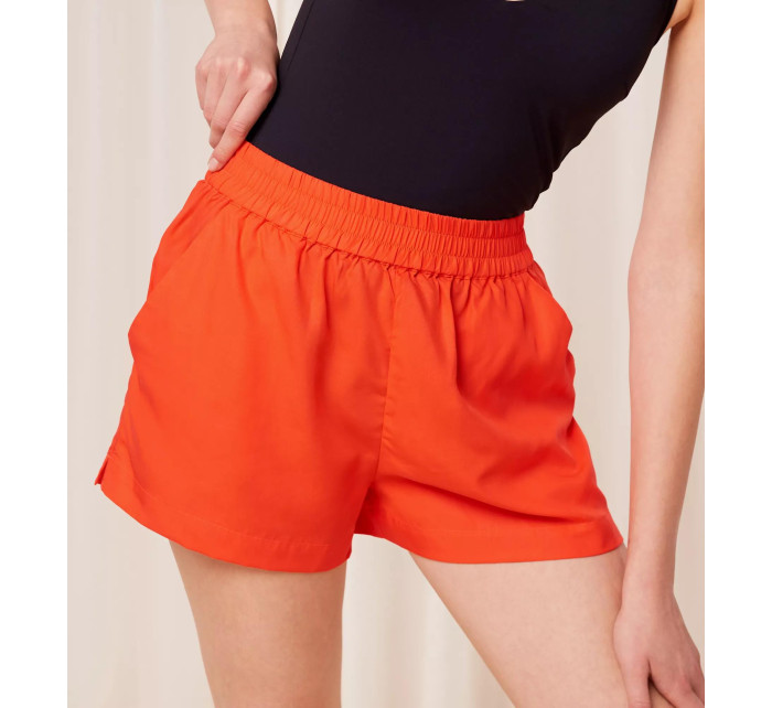 Dámské plážové šortky Beach MyWear SHORTS 01 sd - RED - oranžové 6714 - TRIUMPH