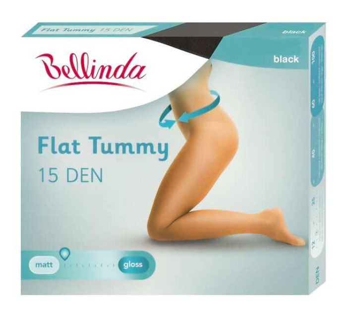 Dámské punčochové kalhoty FLAT TUMMY 15 DEN - BELLINDA - černá