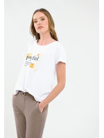 Volcano T-Shirt T-JOYFULL White