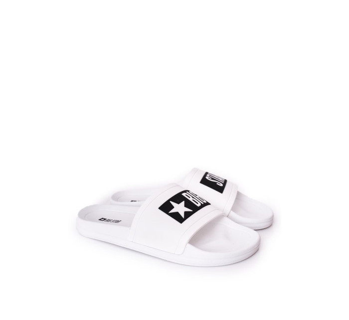 Men's Slippers Big Star White